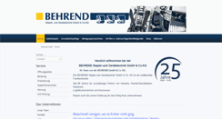 Desktop Screenshot of behrend-sgt.de